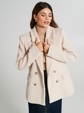 Short Double-Breasted Coat