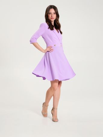 Lilac Wrap Dress