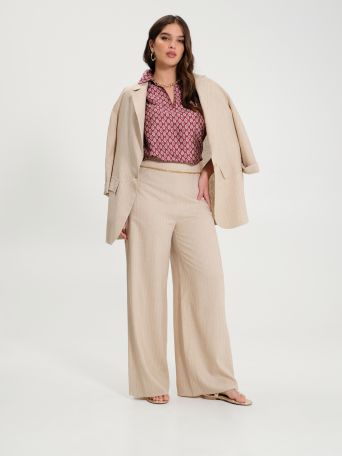 Elisa d’Ospina for Rinascimento Curvy | Linen Trousers