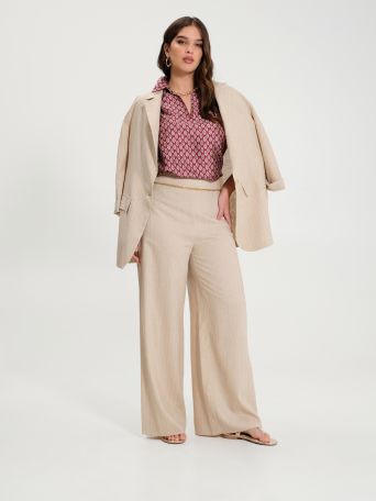 Elisa d’Ospina for Rinascimento Curvy | Linen Trousers