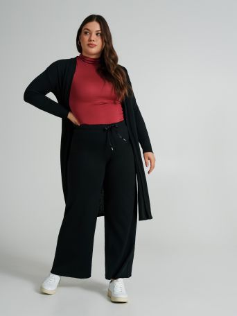 Cardigan curvy en maille 