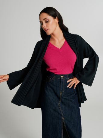 RUA W-RNS002 GIA CARDIGAN APERTO B001