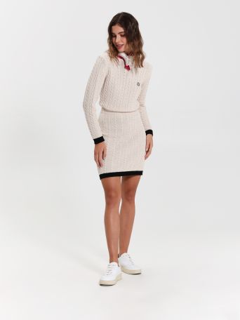Cable-Knit Skirt
