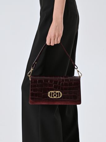 New Opera Mini Bag in Burgundy Leather