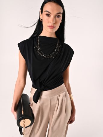 Black Tencel Top