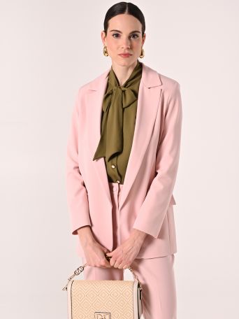 Pink Open Jacket