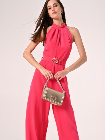 Fuchsia Palazzo Jumpsuit