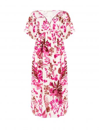 Abito Curvy stampa floreale