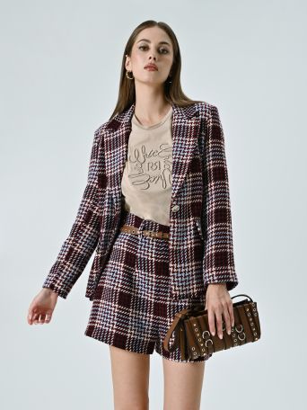 Short en tweed