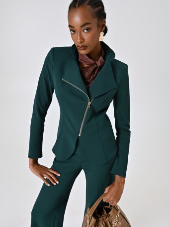 Veste verte en néoprène