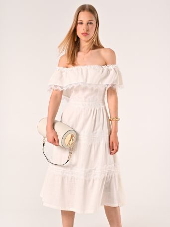 Abito in Cotone Midi