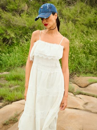Abito in Cotone Midi