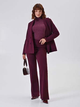 Bordeaux Curvy Trousers