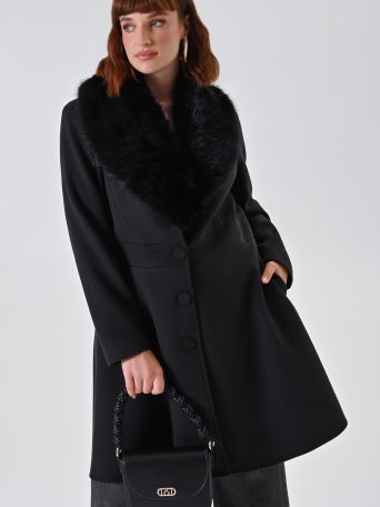 Curvy-Mantel Schwarz