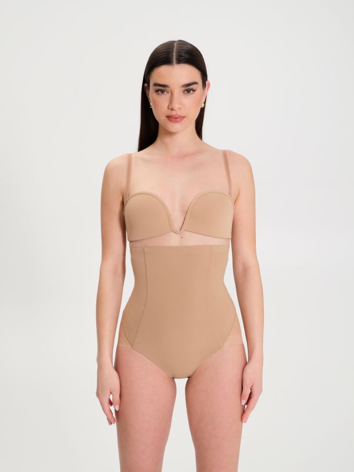 Bandeau bra with plunging neckline  det_1