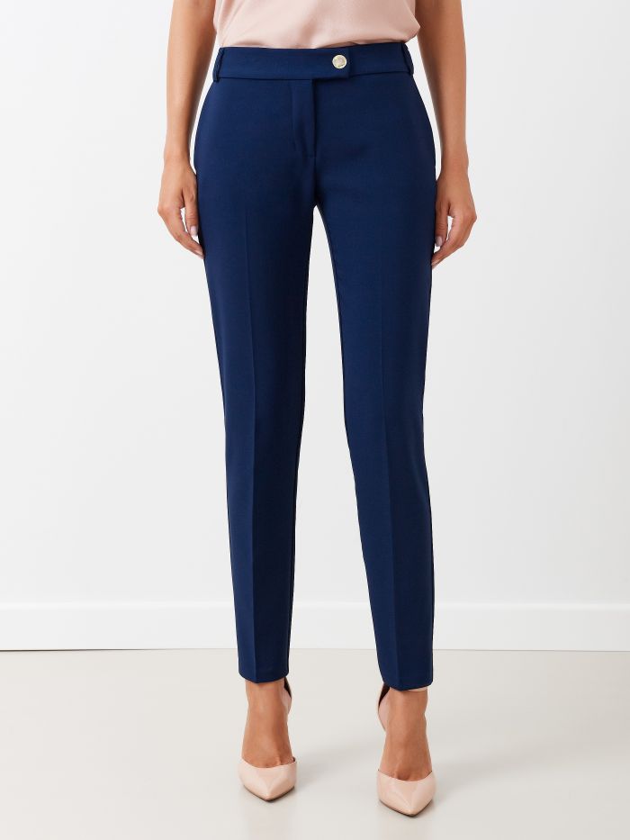 Slim-fit Trousers in Technical Fabric det_2