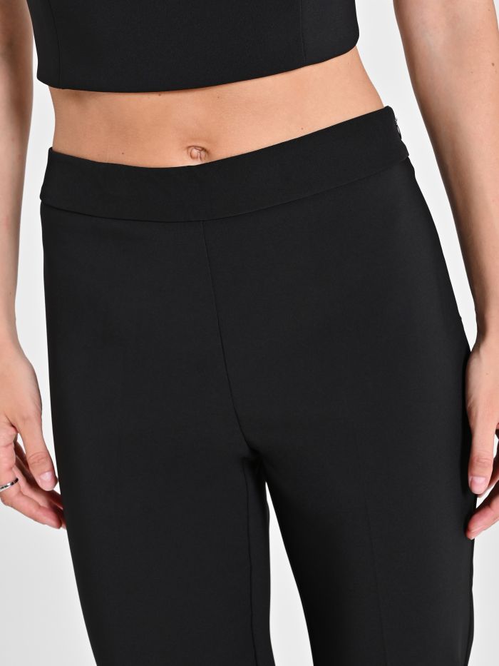 Mid-Flared Trousers in Technical Fabric in_i5