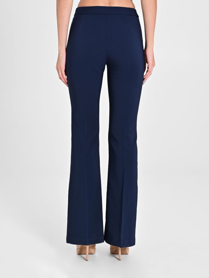 Mid-Flared Trousers in Technical Fabric in_i4