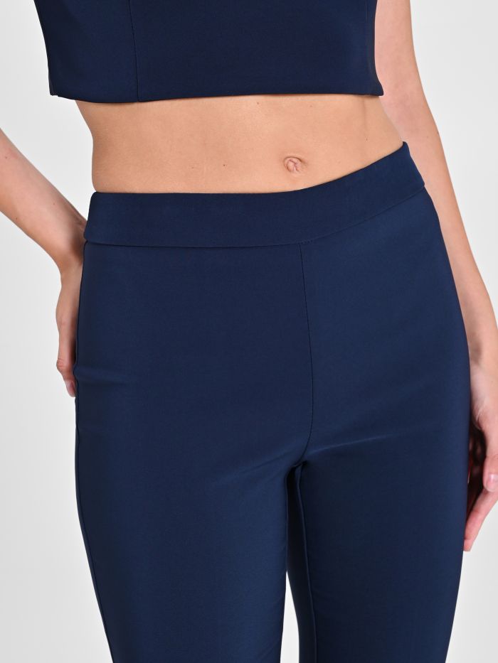 Mid-Flared Trousers in Technical Fabric in_i5