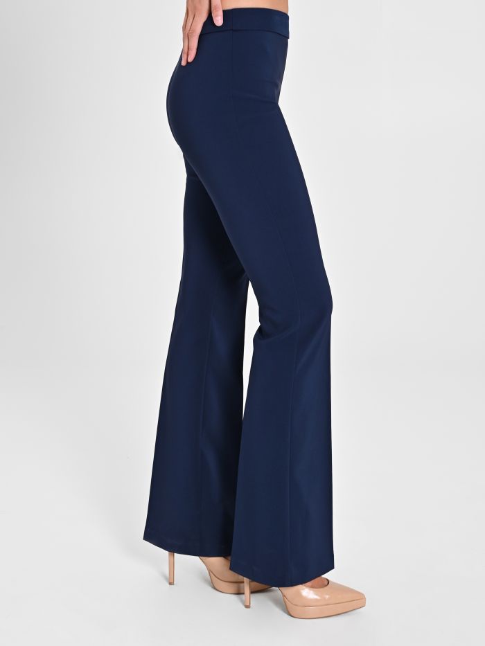 Mid-Flared Trousers in Technical Fabric in_i7