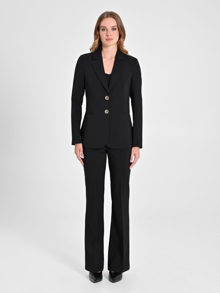 Two-Button Jacket in Technical Fabric det_1