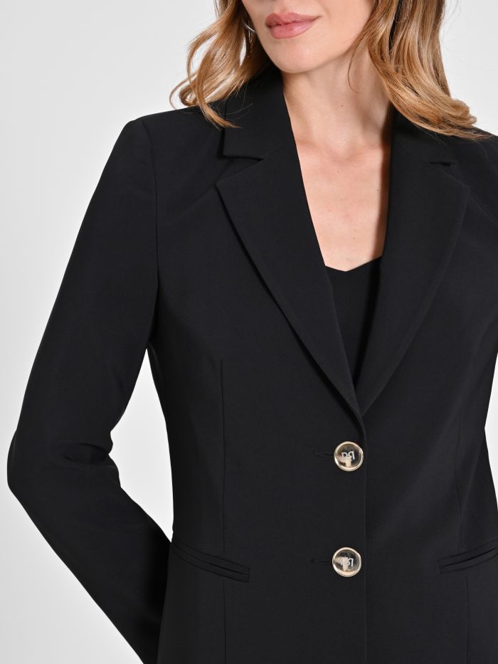 Two-Button Jacket in Technical Fabric in_i5