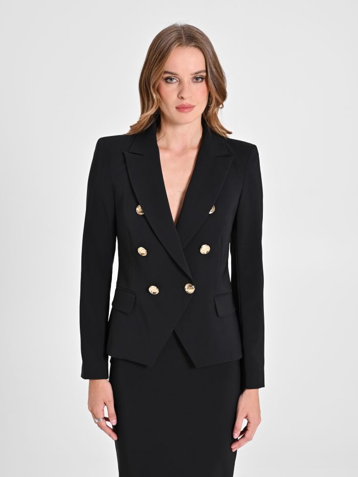 Double-Breasted Jacket in Technical Fabric det_2
