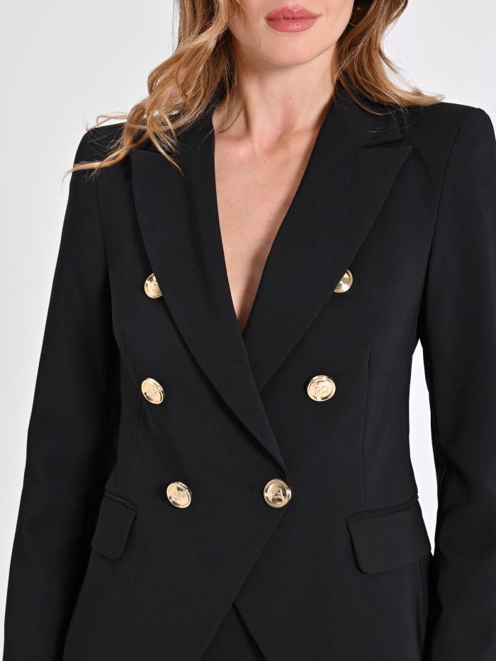 Double-Breasted Jacket in Technical Fabric in_i5