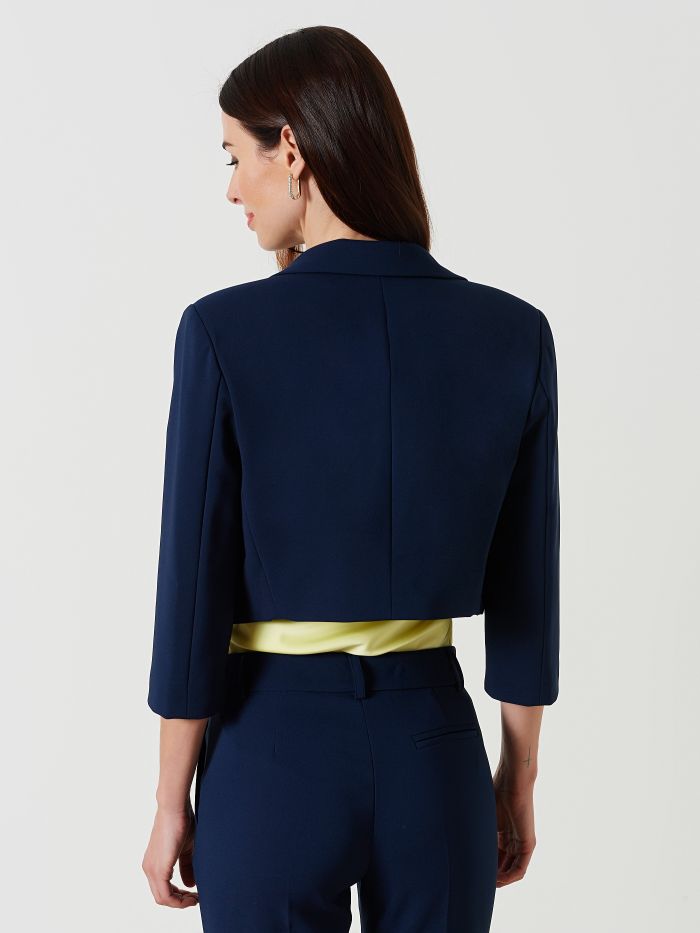 Veste courte en tissu technique in_i4