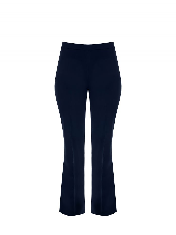 Curvy palazzo trousers in technical fabric det_4