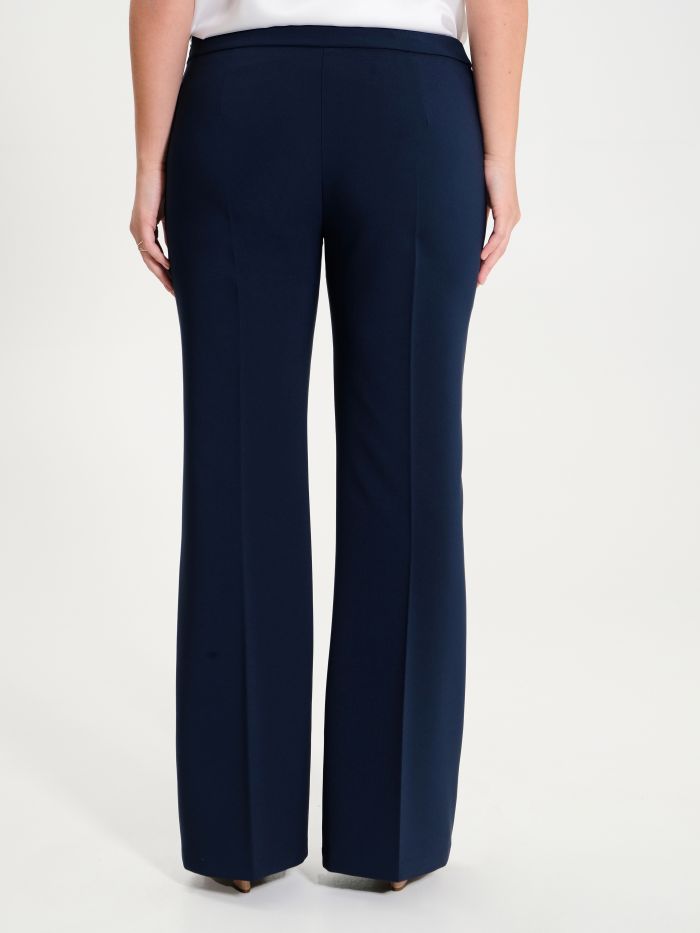 Curvy palazzo trousers in technical fabric in_i4