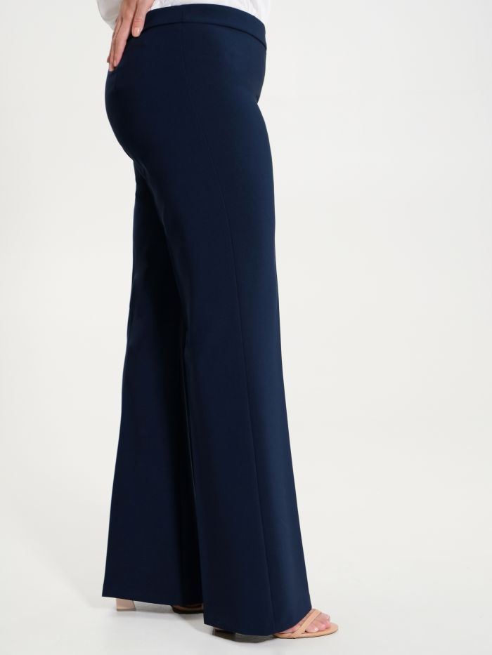 Curvy palazzo trousers in technical fabric in_i7