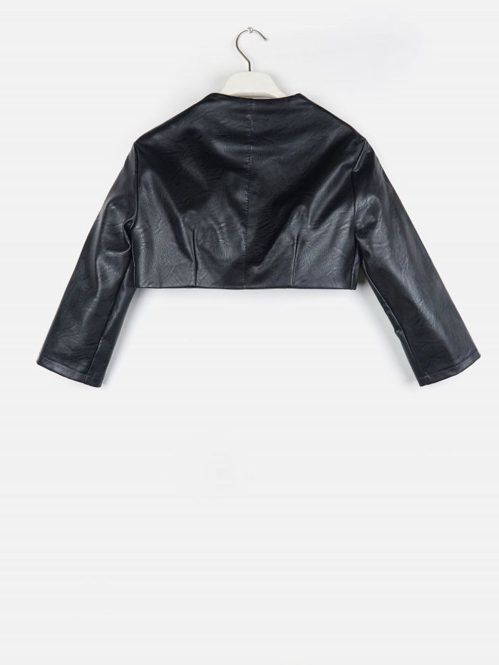Coprispalle Basic in Simil Pelle color Nero 