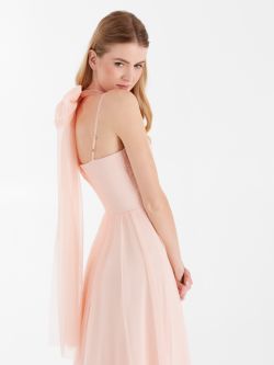 Abito Rinascimento atelier con Nastri color Rosa Abito Atelier con Nastri color Rosa Rinascimento