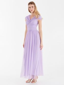 Atelier draped dress, lilac Atelier draped dress, lilac Rinascimento