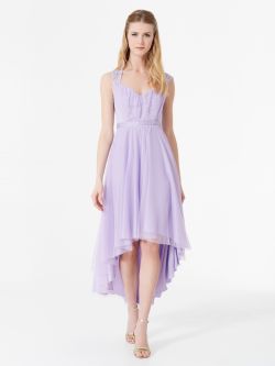 Robe Rinascimento atelier en dentelle et tulle Robe atelier en dentelle et tulle de couleur lilas Rinascimento