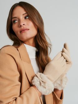 Gants fausse fourrure  Rinascimento