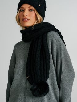 Schal mit Bommel   Rinascimento