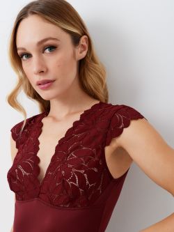 Ravenna bodysuit with cap sleeves CSP VMPT40432 BODY SC V ALETTA B098 Rinascimento