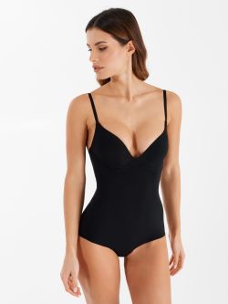 Roma bodysuit with padded cups Roma bodysuit with padded cups, black Rinascimento