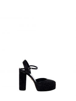 Escarpins strass avec talon cylindrique  Rinascimento