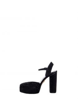 Escarpins strass avec talon cylindrique  Rinascimento