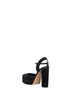 Escarpins strass avec talon cylindrique  Rinascimento