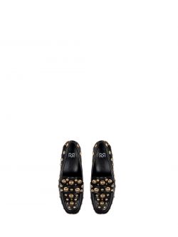 Mocassins en simili cuir clous ronds   Rinascimento