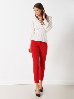 Blouse drapée en satin  Rinascimento
