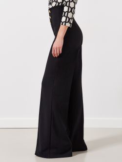 High Waist Trousers with Jewel Buttons  Rinascimento