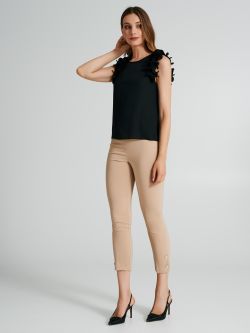Top with pleated ruffle  Rinascimento