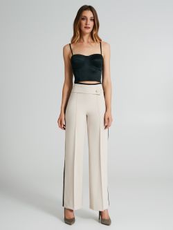 Pantaloni bistretch con banda laterale   Rinascimento