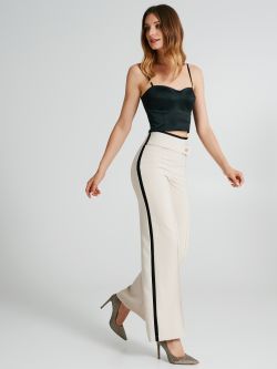 Pantaloni bistretch con banda laterale   Rinascimento