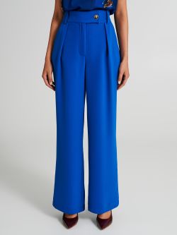 Palazzo trousers in bi-stretch fabric  Rinascimento